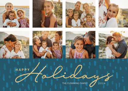 Happy Holidays Script Collage Happy Holidays Script Collage
