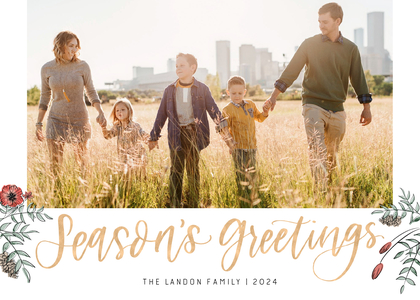 Season's Greetings Florals by the Pigeon Letters Season's Greetings Florals by the Pigeon Letters