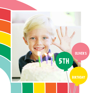 Rainbow Birthday Book by Ann Kelle Rainbow Birthday Book by Ann Kelle