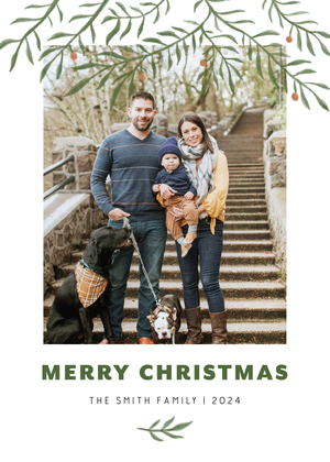 Merry Christmas Greenery by Lake Erie Design Co Merry Christmas Greenery by Lake Erie Design Co