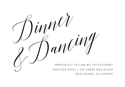 Elegant White Wedding Script Elegant White Wedding Script