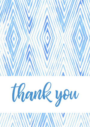 Indigo Shibori Thank You Indigo Shibori Thank You