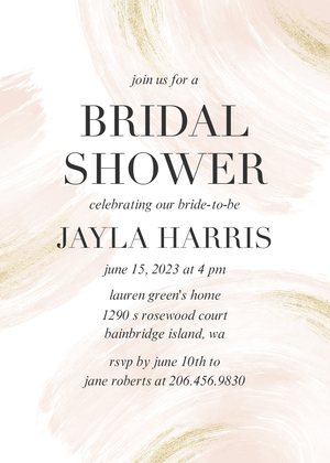 Pastel Watercolor Bridal Shower Pastel Watercolor Bridal Shower