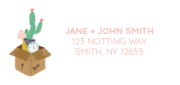 Moving Boxes Announcement By Yellow Heart Art Moving Boxes Announcement By Yellow Heart Art
