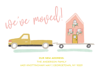 Moving Announcement By Yellow Heart Art Moving Announcement By Yellow Heart Art
