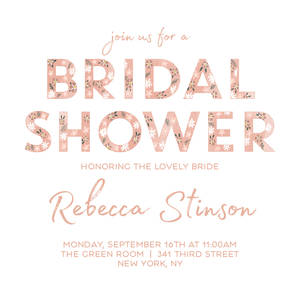Bold Floral Bridal Shower By Yellow Heart Art Bold Floral Bridal Shower By Yellow Heart Art