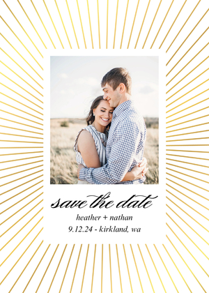 Fanned Line Frame Wedding Fanned Line Frame Wedding