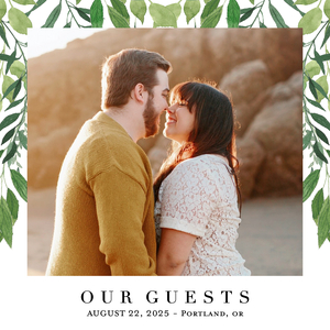 Greenery Wedding Guestbook Greenery Wedding Guestbook