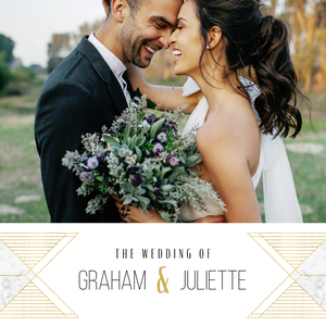 Minimalist Deco Wedding Minimalist Deco Wedding