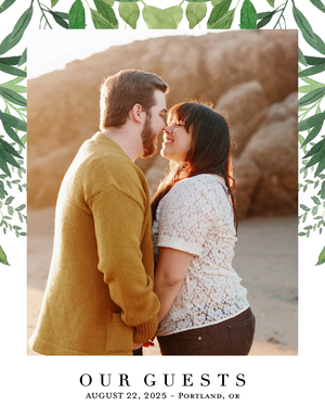 Greenery Wedding Guestbook Greenery Wedding Guestbook