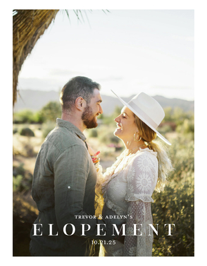 Elopement Wedding Elopement Wedding