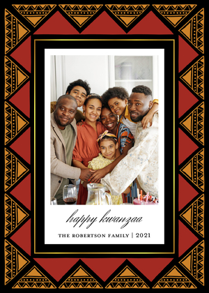Kwanzaa Pattern Frame Kwanzaa Pattern Frame