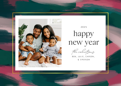 Abstract Painted New Year Abstract Painted New Year