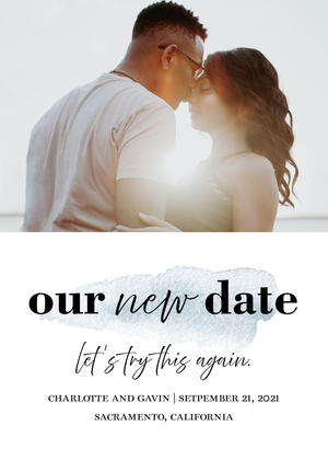 Our New Date Change the Date Our New Date Change the Date