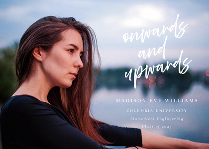Onwards and Upwards Grad Announcement Onwards and Upwards Grad Announcement