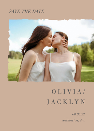 Modern Edge Save the Date Modern Edge Save the Date