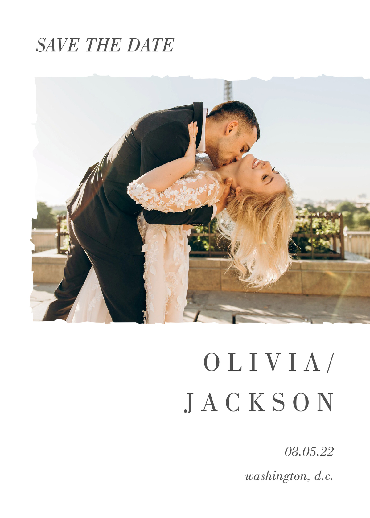 Modern Edge Save the Date Modern Edge Save the Date