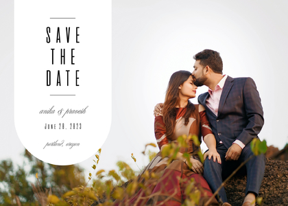 Arch Frame Save the Date Arch Frame Save the Date