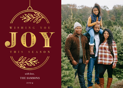 Joy Foil Holiday Ornament Joy Foil Holiday Ornament