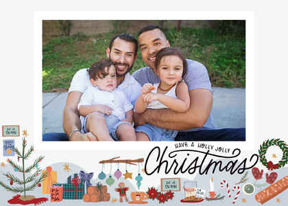 Illustrated Holiday Scene by bobo design studio Illustrated Holiday Scene by bobo design studio