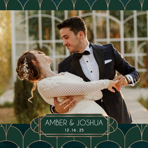 Emerald Art Deco Wedding Emerald Art Deco Wedding