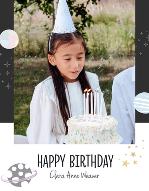 Starry Galaxy Birthday Starry Galaxy Birthday