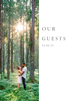Bold Modern Wedding Guest Book Bold Modern Wedding Guest Book
