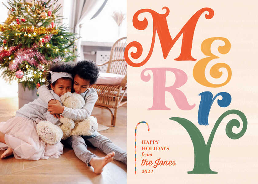 hand illustrated merry hand illustrated merry