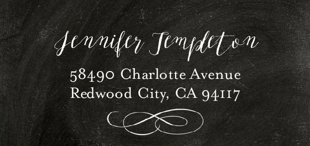 Classic Address Label Classic Address Label