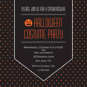 Halloween Polka Dotted Halloween Polka Dotted