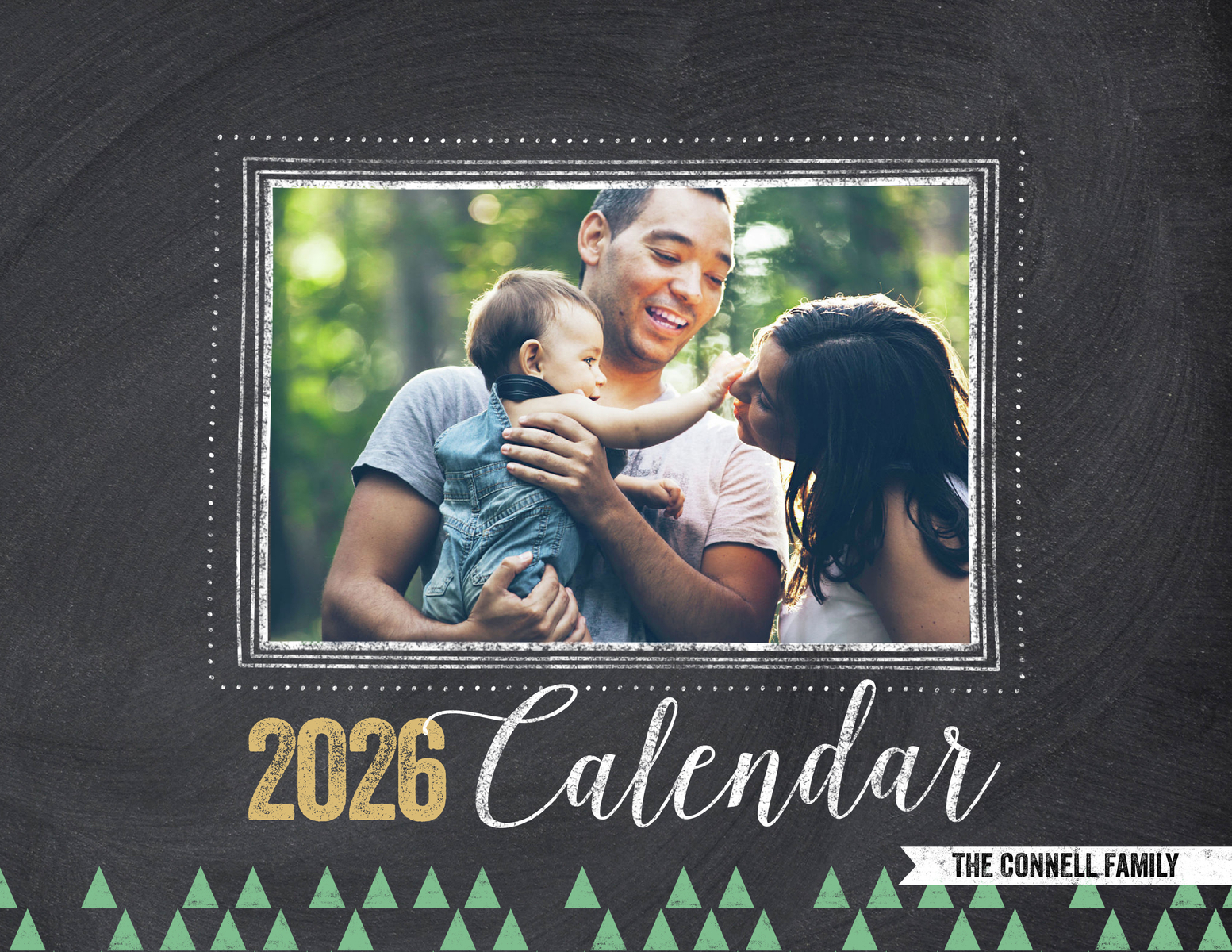 Chalkboard Year Custom Calendars