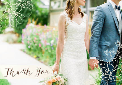 10 Personalised Wedding Thank you PHOTO cards Pink Roses N149 10 Personalised Wedding Thank you PHOTO cards Pink Roses N149