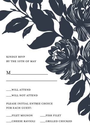 custom rsvp cards and wedding response card templates create your own rsvp cards