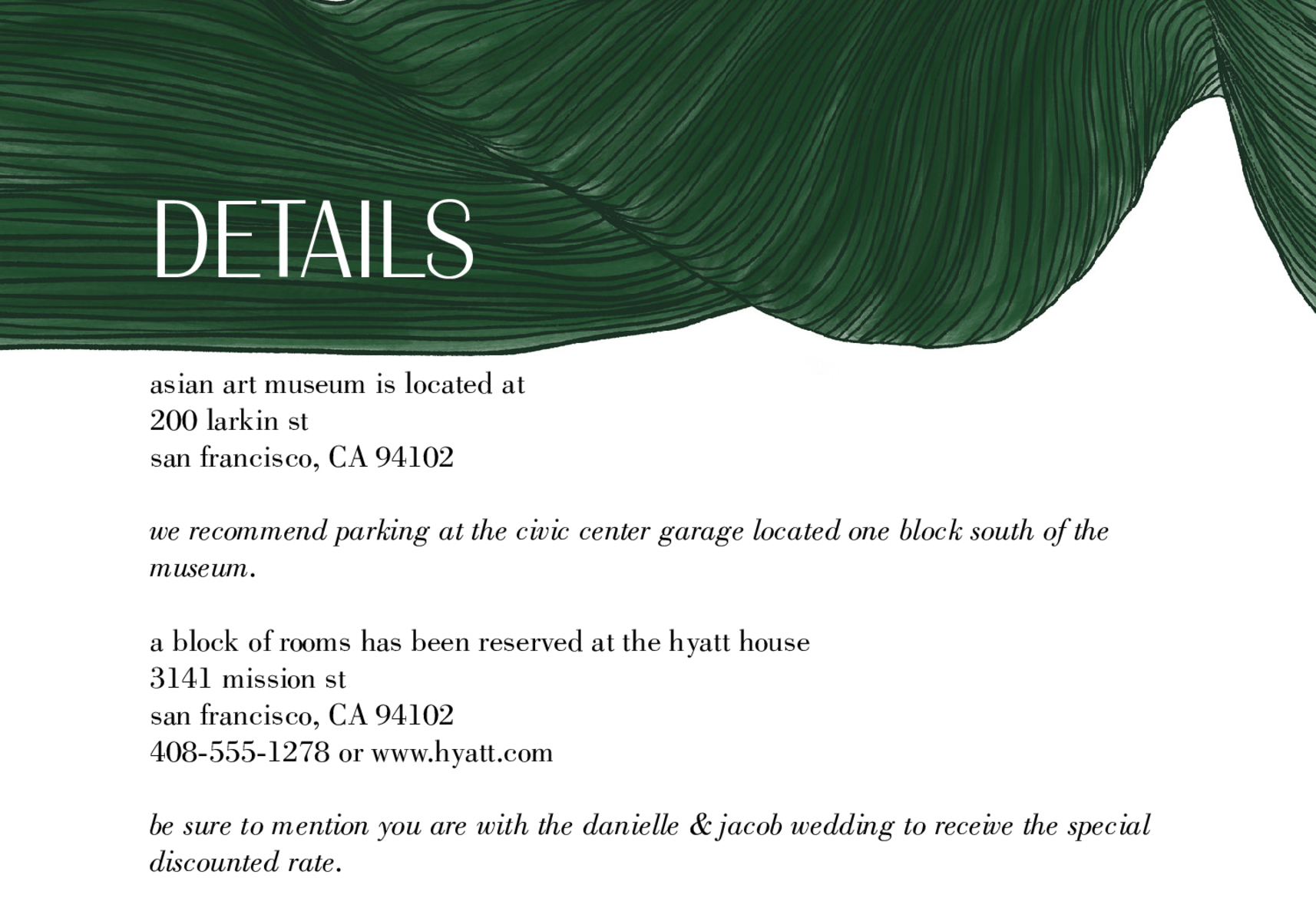 The Best Wedding Direction Card Templates The Best Wedding Direction Card Templates