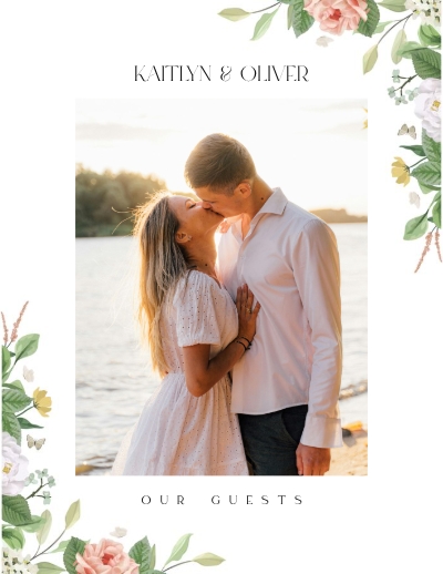 Skyland Wedding Guest Book by Martha Stewart Photo Book