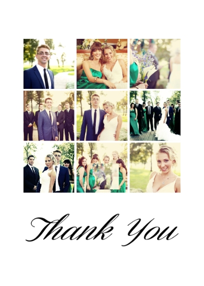 Thank You Photo Collage