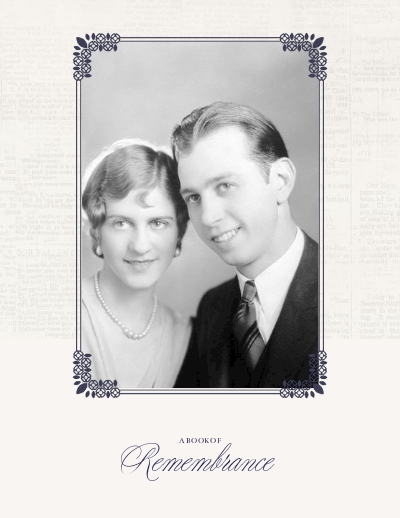 A Book of Remembrance Photo Book