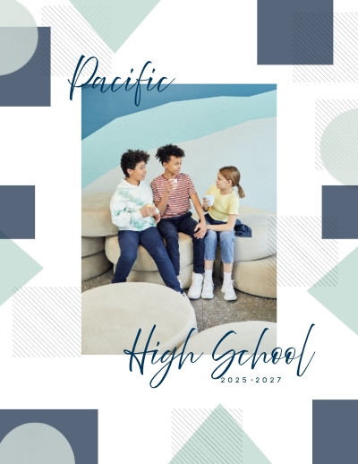 Modern Geo Collage Photo Book