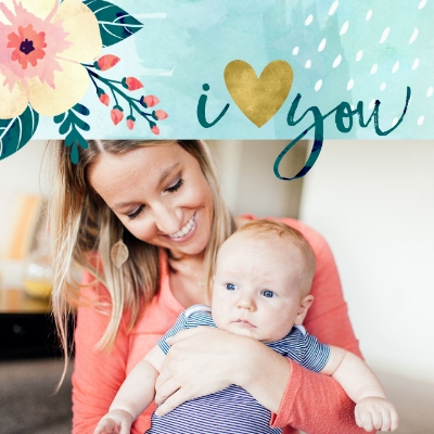 Hand-painted Mother's Day Photo Book
