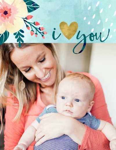 Hand-painted Mother's Day Photo Book