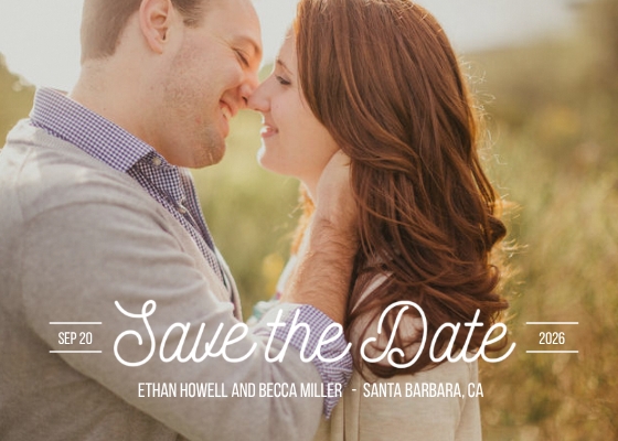 Industrial Chic Save the Date