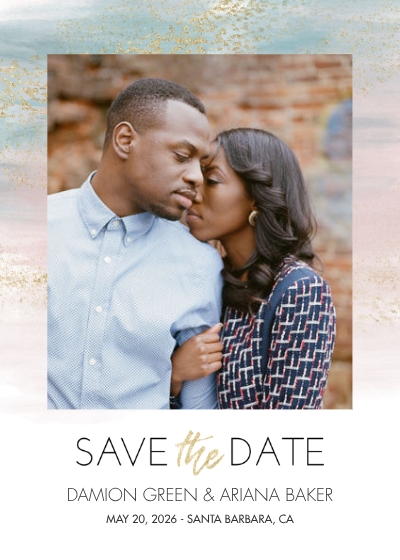 Painted Save the Date