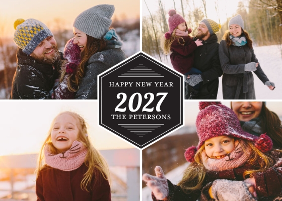 Happy New Year Collage