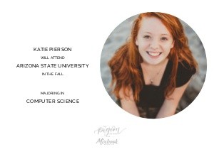 Grad Year Lettering by the Pigeon Letters