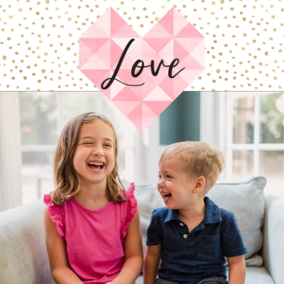 Trendy Valentine's Day Photo Book