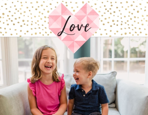 Trendy Valentine's Day Photo Book