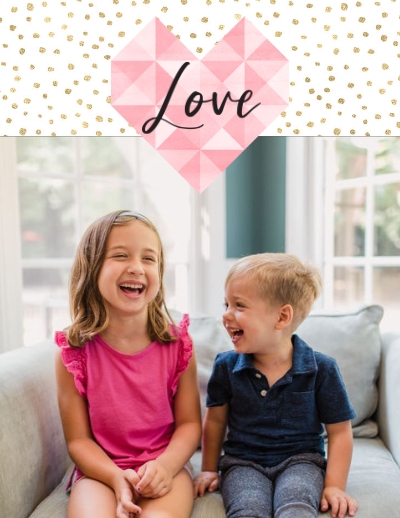 Trendy Valentine's Day Photo Book