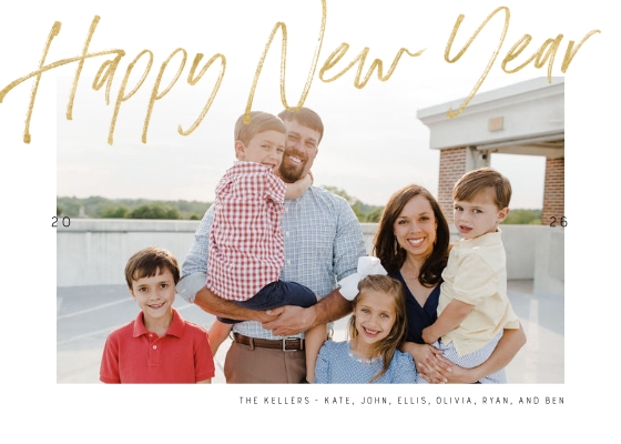 Brush Script Happy New Year