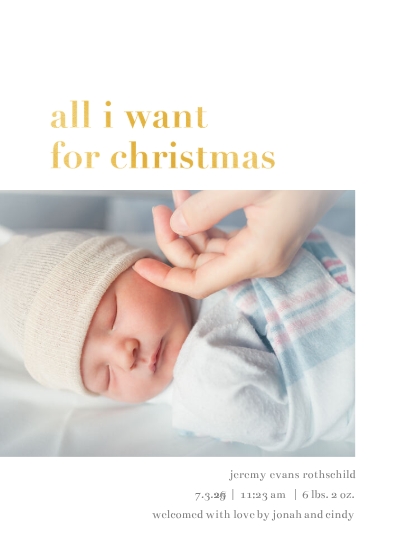 All I Want For Christmas Baby Announcement