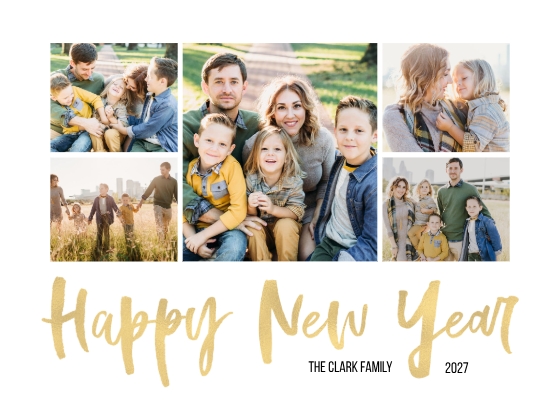 Hand Lettered Happy New Year